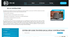 Desktop Screenshot of hv-ac.com