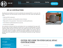 Tablet Screenshot of hv-ac.com